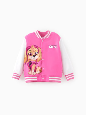 PAW Patrol Toddler Girl Skye Print Bomber Jacket Pink - PatPat