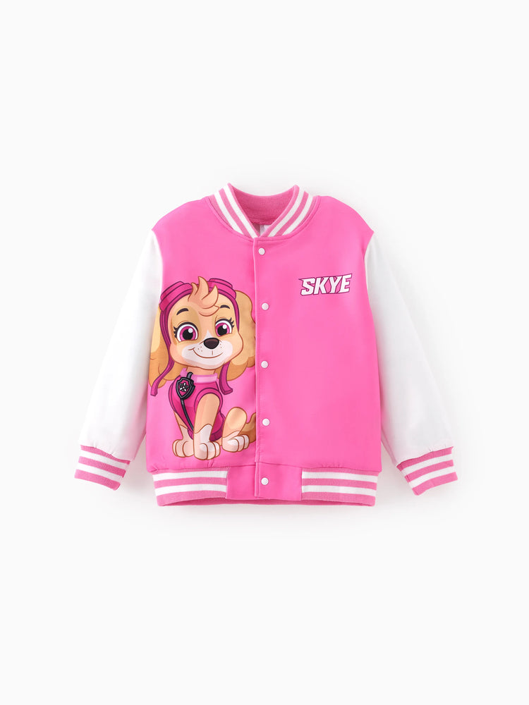 Blouson aviateur imprimé Skye de la Pat'Patrouille pour petite fille, rose