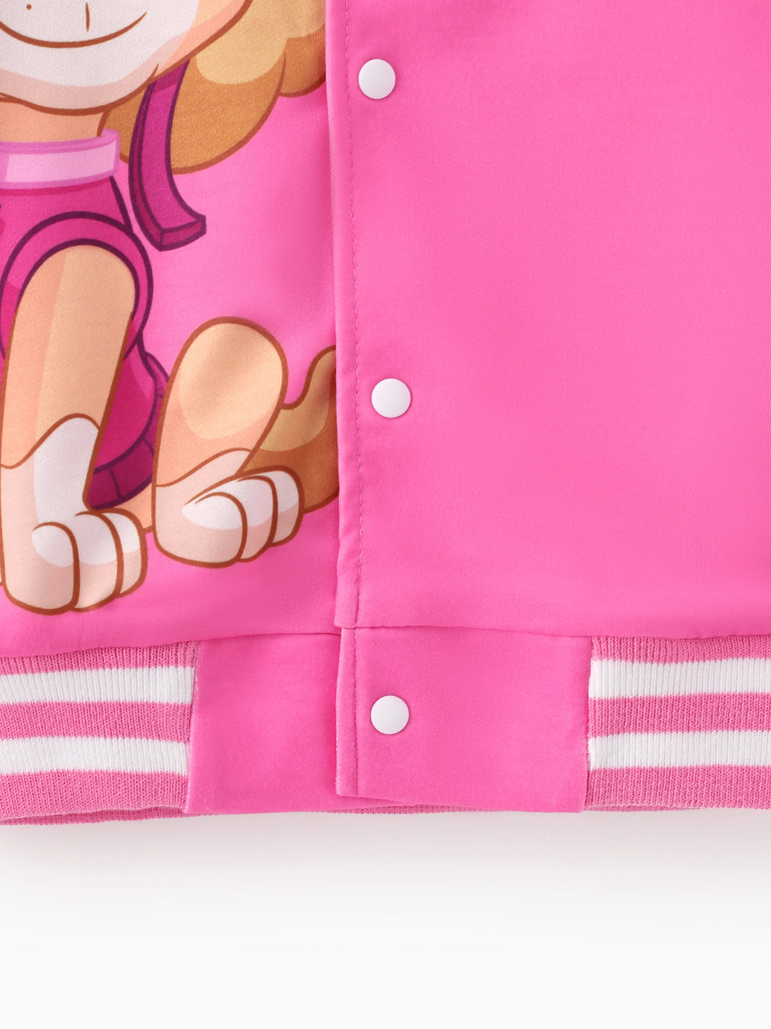 Chaqueta bomber con estampado de Skye de la Patrulla Canina, color rosa para niña pequeña