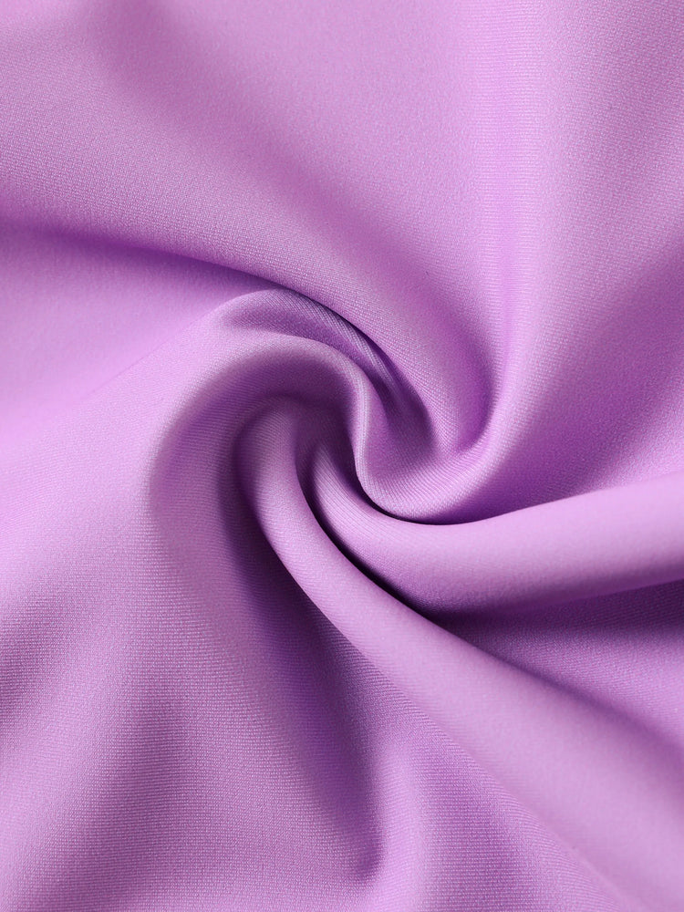 Disney Prinzessin Kleinkind Mädchen 2pcs Ariel Charakter Print Kurzärmeliges Oberteil und Shorts Badeanzug lila