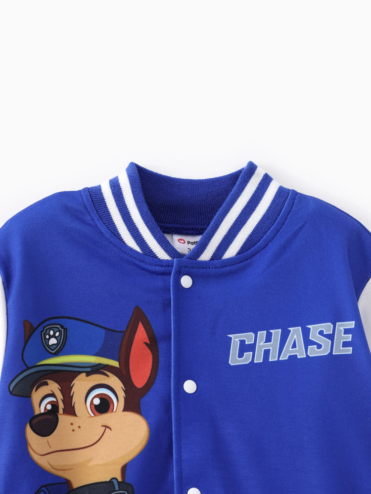 PAW Patrol Toddler Boy Chase Print Bomber Jacket Blue