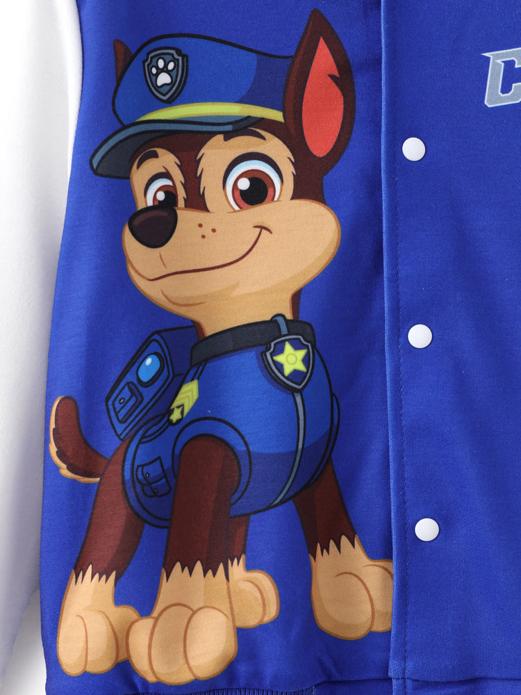 PAW Patrol Toddler Boy Chase Print Bomber Jacket Blue