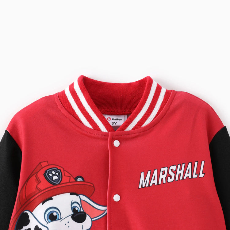 PAW Patrol Toddler Boy Marshall Print Bomber Jacket Red