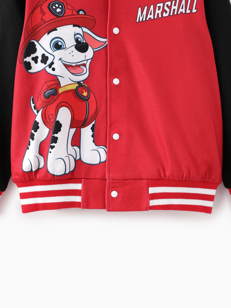 PAW Patrol Toddler Boy Marshall Print Bomber Jacket Red