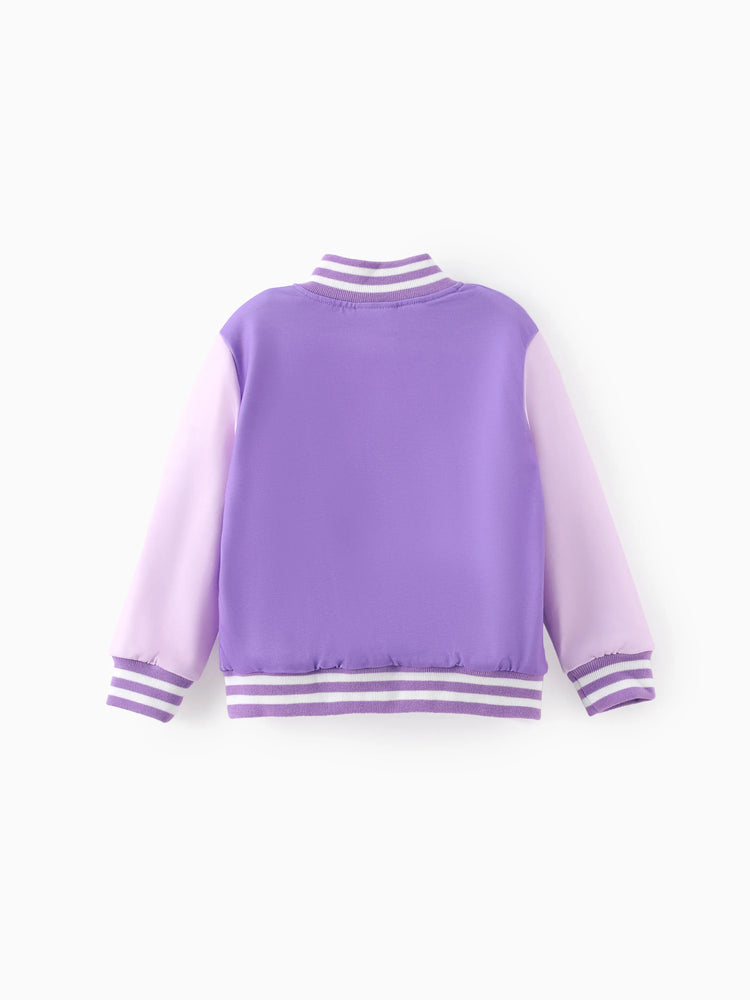 Blouson aviateur imprimé Everest pour petite fille de la Pat' Patrouille, violet