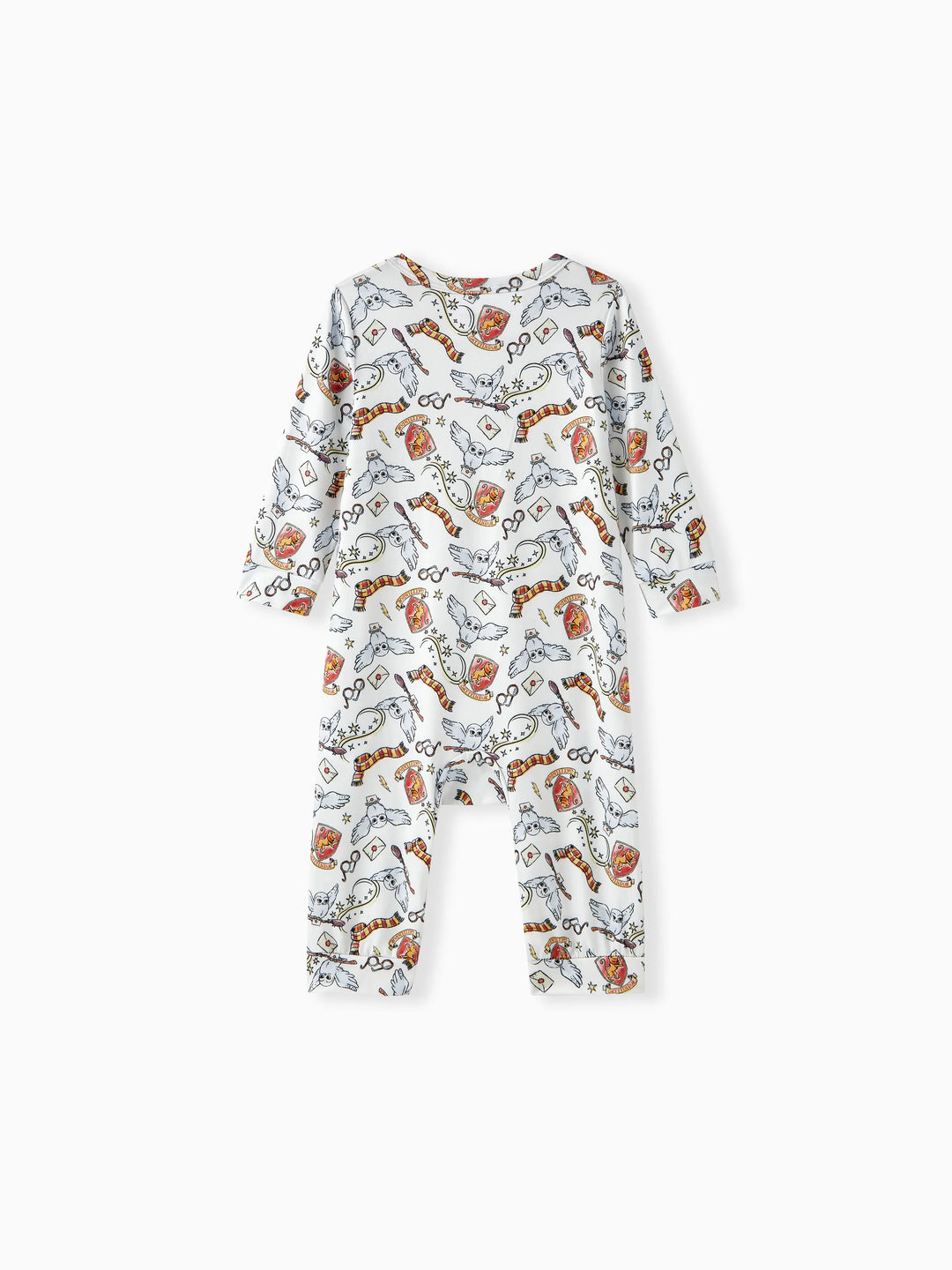 Combinaison bébé garçon/fille Harry Potter Gryffondor Hibou Allover Blanc