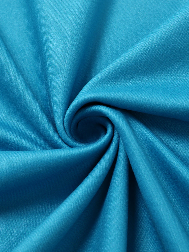 Disney Princess Toddler Girl Ariel Print Ruffled Dress Blue