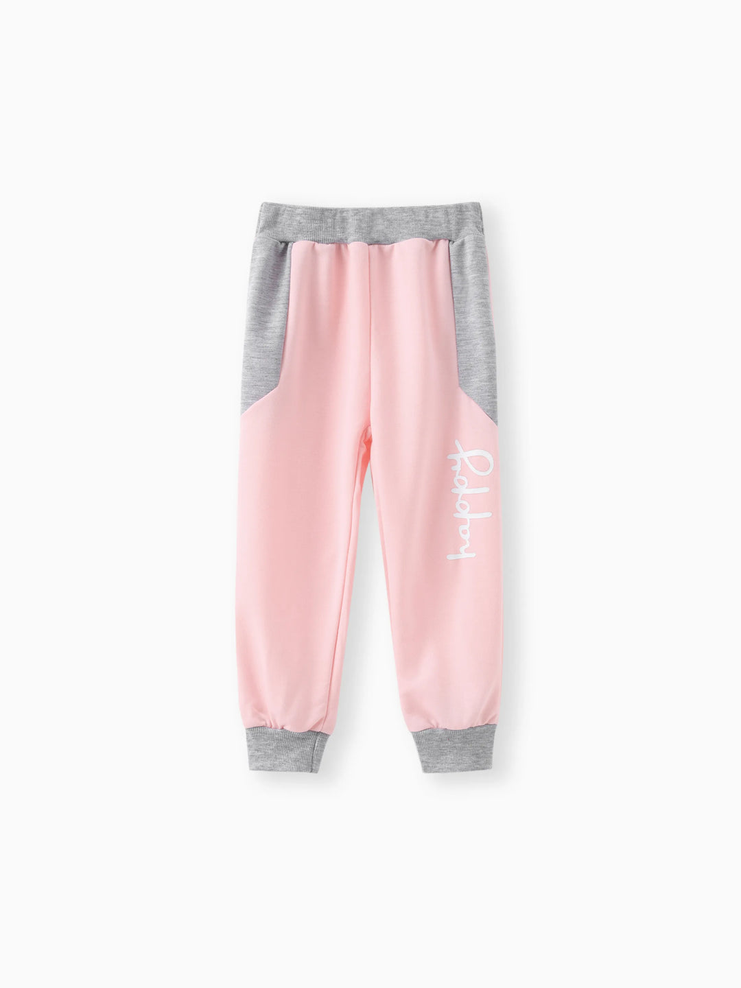 Toddler Girl 2pcs Colorblock Sweatshirt and Pants Set MultiColour