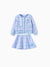 Disney Princess Cinderella Tweed Cardigan And Skirt Set Blue