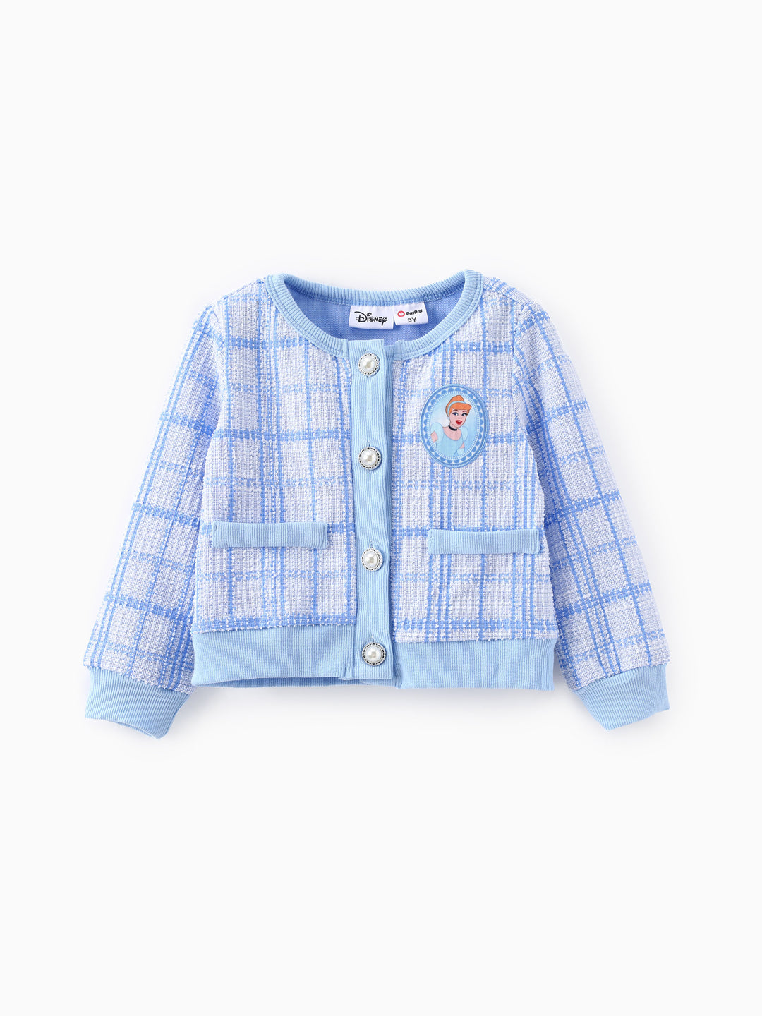 Disney Princess Cinderella Tweed Cardigan And Skirt Set Blue