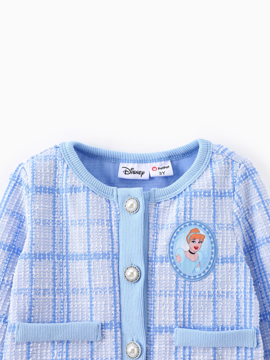 Disney Princess Cinderella Tweed Cardigan And Skirt Set Blue