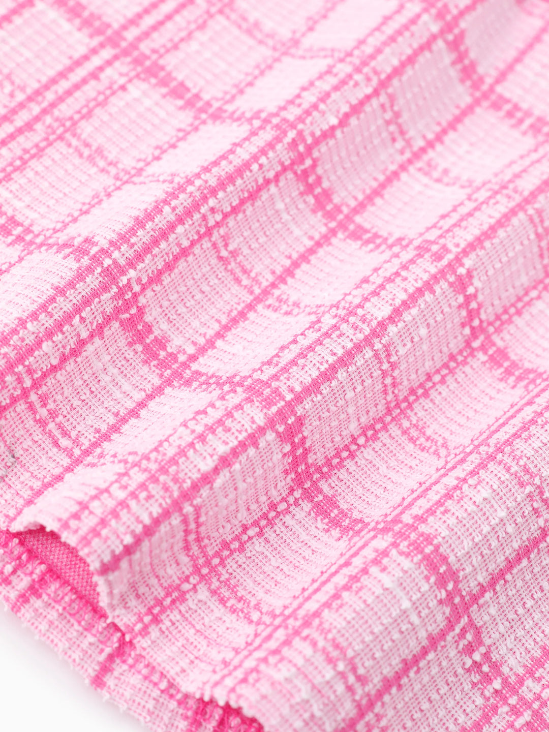 Conjunto de 2 piezas de cárdigan de tweed a cuadros con falda de princesa Disney Ariel para niñas pequeñas, color rosa