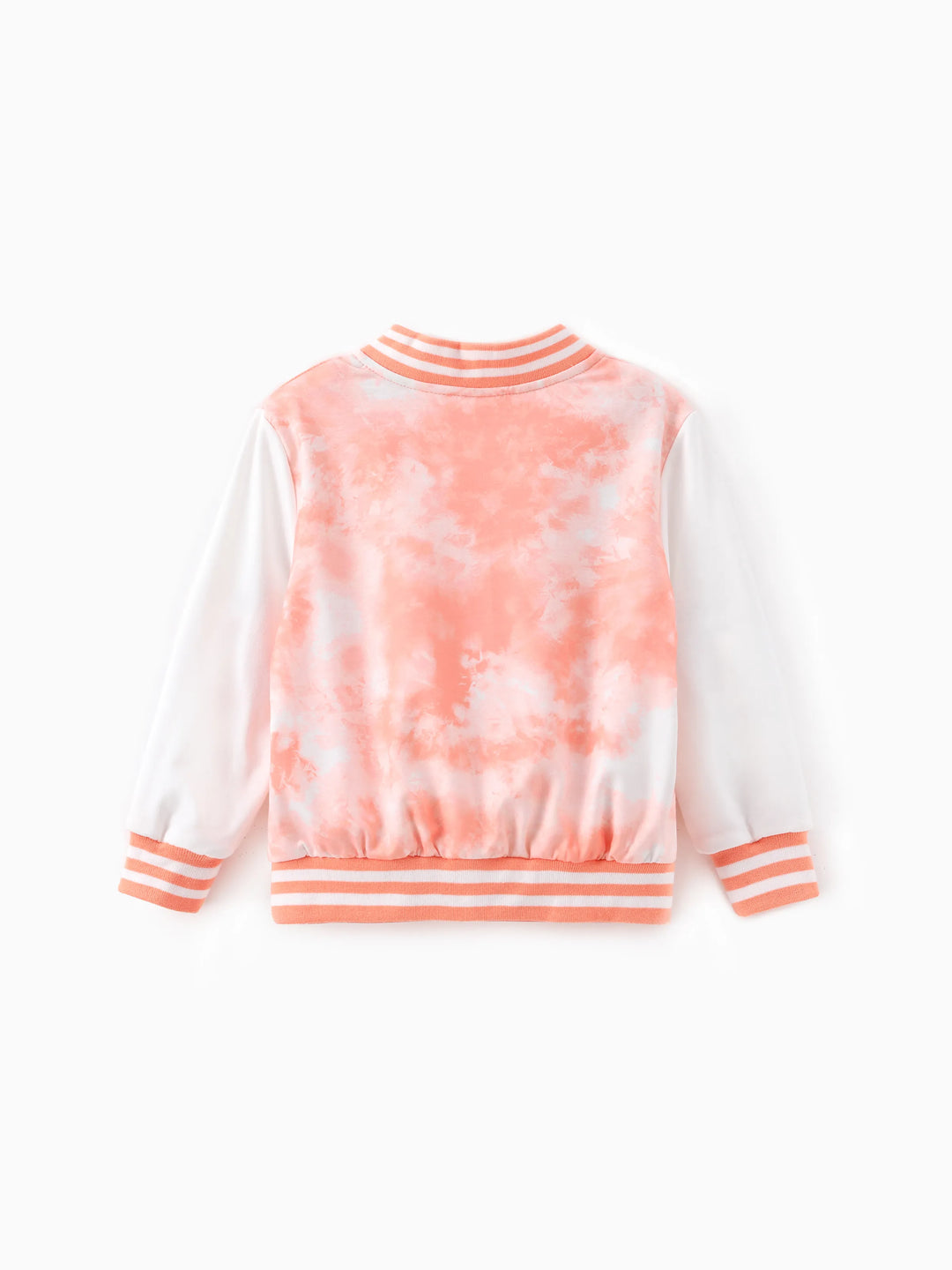 Disney Princess Toddler Girls Moana Tie-die Print Bomber Jacket Orange