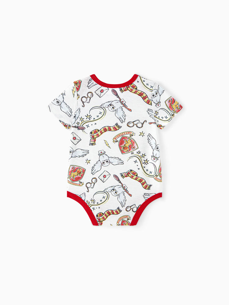 Pelele de manga corta con estampado gráfico Naia™ de Harry Potter para bebé niño/niña, color blanco