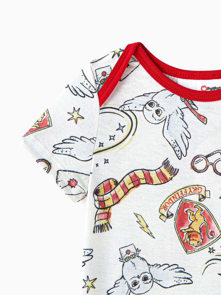 Pelele de manga corta con estampado gráfico Naia™ de Harry Potter para bebé niño/niña, color blanco