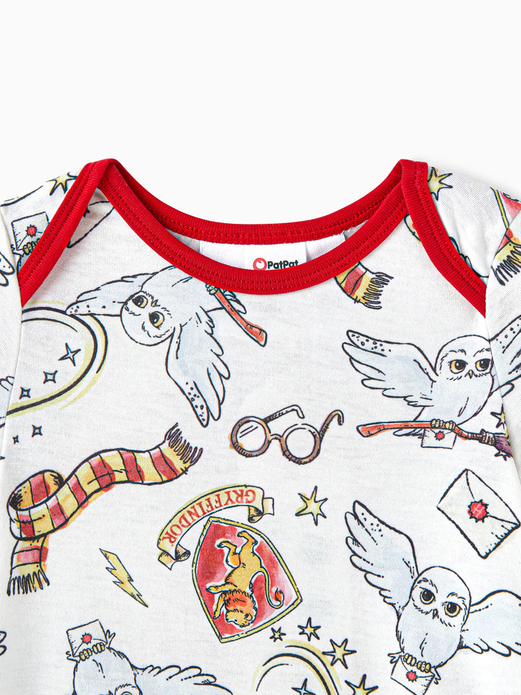 Pelele de manga corta con estampado gráfico Naia™ de Harry Potter para bebé niño/niña, color blanco