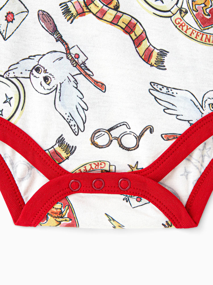 Pelele de manga corta con estampado gráfico Naia™ de Harry Potter para bebé niño/niña, color blanco