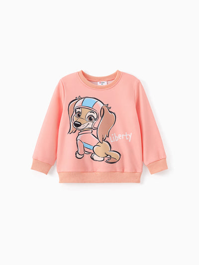 PAW Patrol Toddler Girl Liberty Character Print Sweatshirt Lightorangepowder