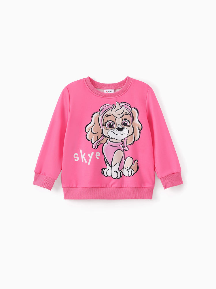 PAW Patrol Toddler Girl Skye Character Print Sweatshirt Roseo