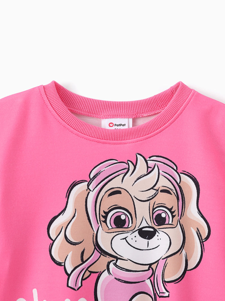 PAW Patrol Toddler Girl Skye Character Print Sweatshirt Roseo