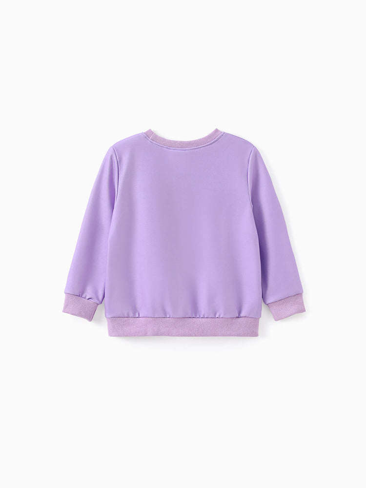 Sudadera con estampado Everest para niña pequeña de la Patrulla Canina en morado claro