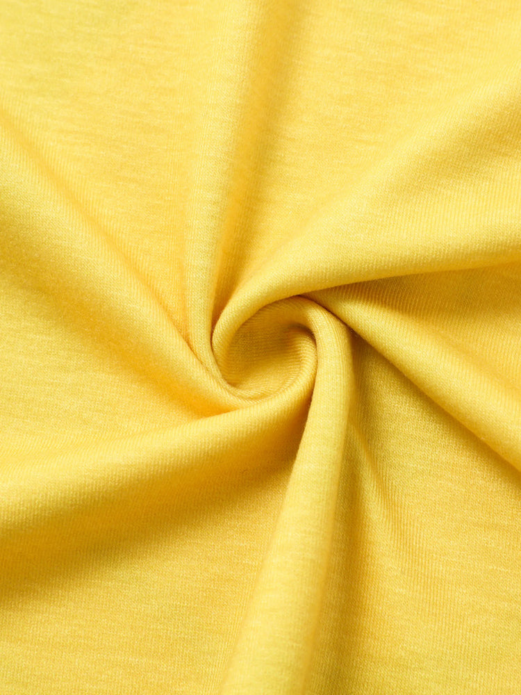 Disney Kleinkinder/Kind Mädchen/Junge Figur Print Naia™ Kurzarm-T-Shirt gelb