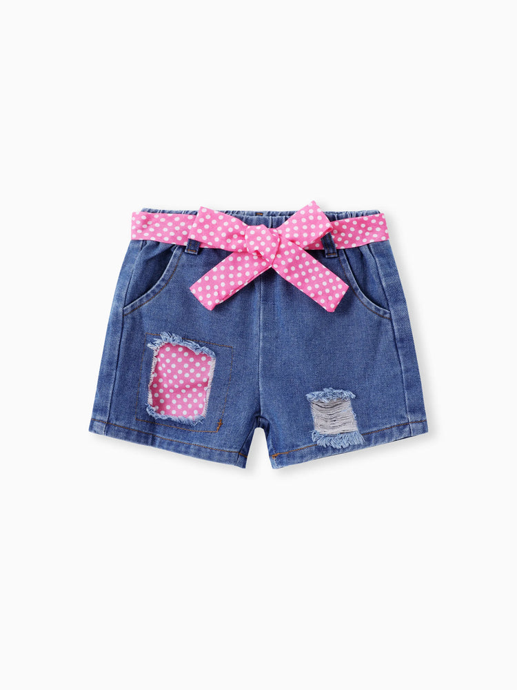 Kindliches Tiermuster Flatterärmel Kleinkind Mädchen 2er Set rosa