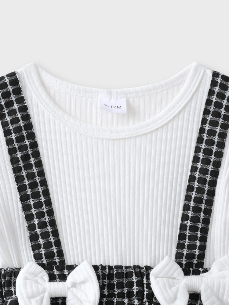 Little CoCo &amp; Gentlemen - Barboteuse à volants et nœud papillon pour bébé fille avec bandeau noir