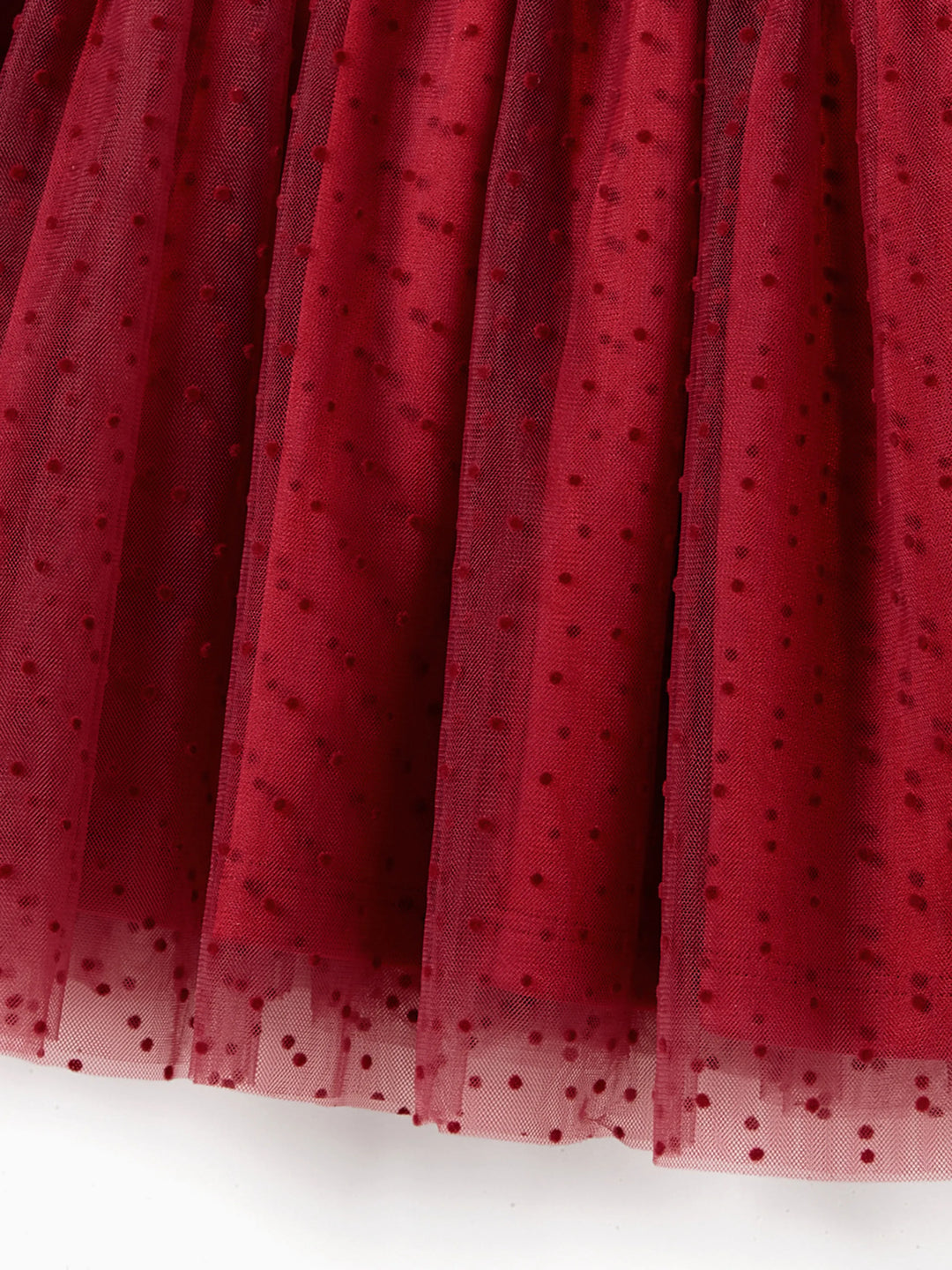 Conjuntos navideños familiares de blusas de manga larga con bloques de color y vestidos de terciopelo burdeos