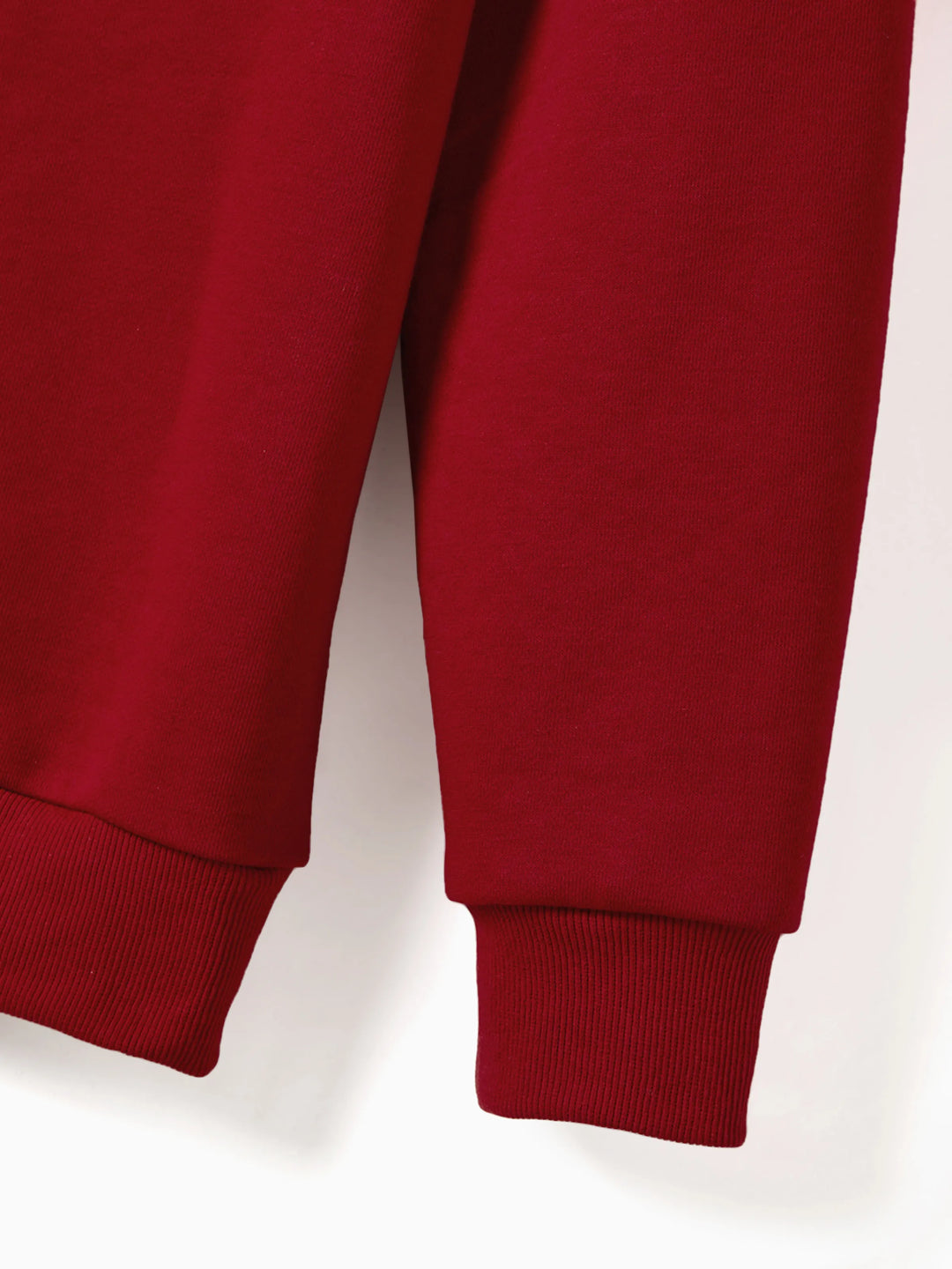 Conjuntos navideños familiares de blusas de manga larga con bloques de color y vestidos de terciopelo burdeos