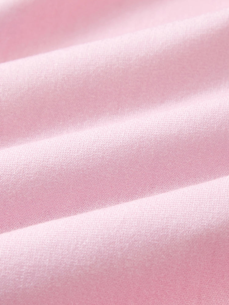 Barboteuse à volants en maille avec nœud et imprimé princesse Ariel pour petite fille, rose