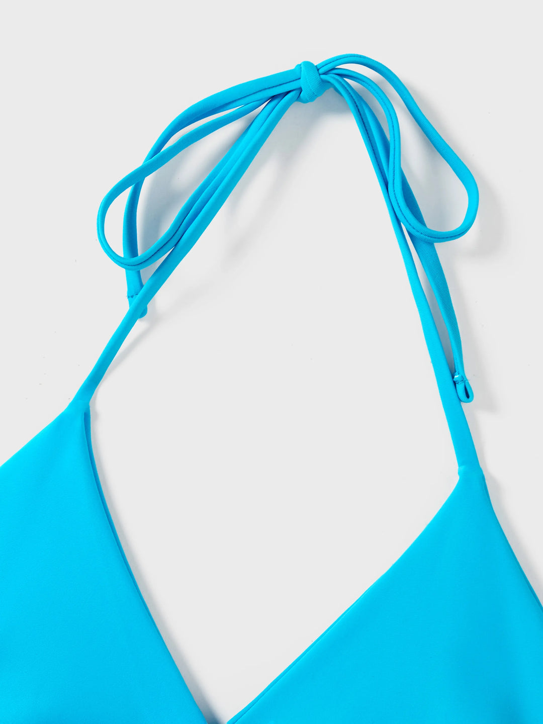 Mommy & me Drawstring Cut Out Lace UP Back One-Piece Swimsuit BLUEWHITE