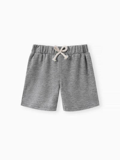 Toddler Girl/Boy Basic Solid Shorts Grey