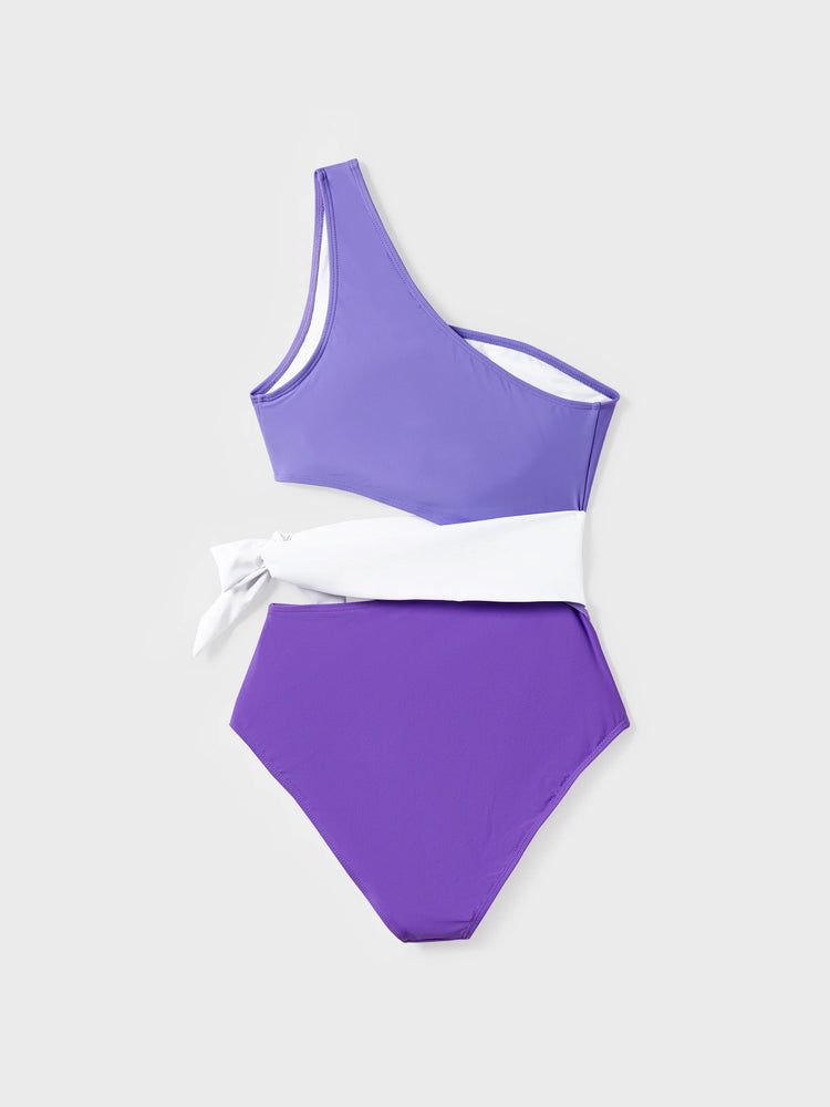 Mommy & me Color-block Swim Trunks (Quick-Dry) ColorBlock