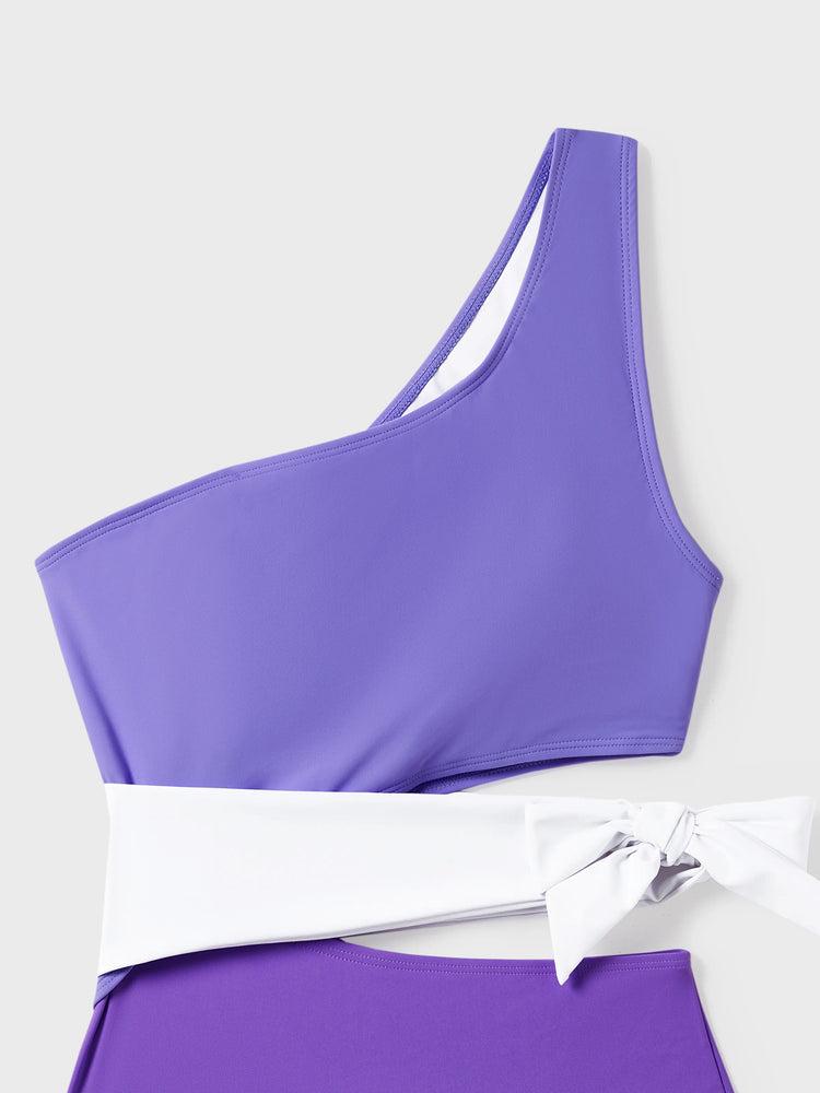 Mommy & me Color-block Swim Trunks (Quick-Dry) ColorBlock