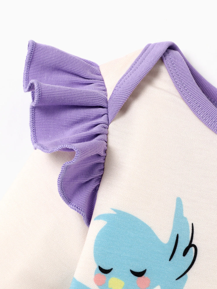 Combinaison à volants à imprimé Cendrillon Disney Princess Naia™ pour bébé fille, abricot