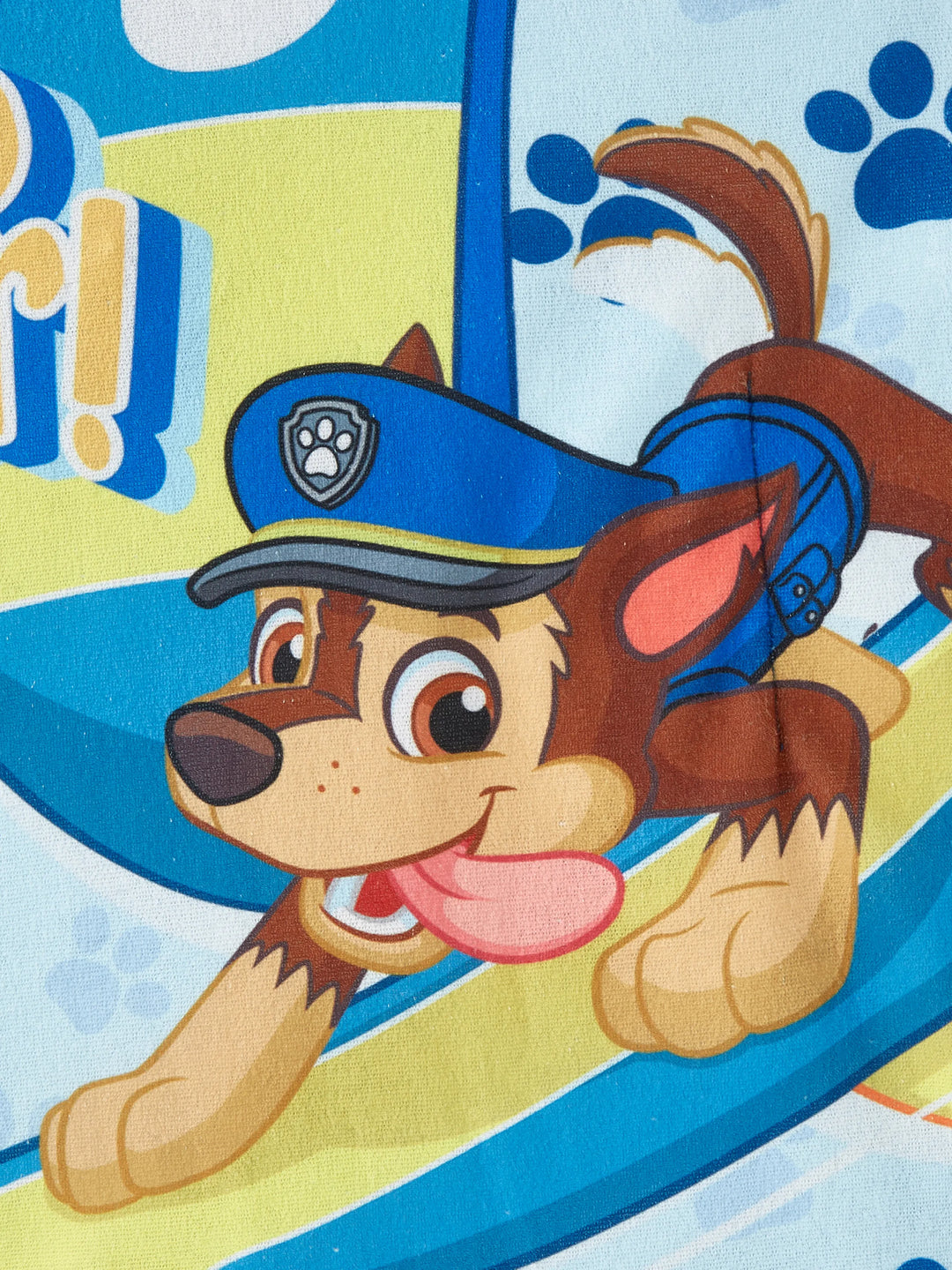 PAW Patrol Kleinkind Mädchen/Junge Streifenmuster Kapuzen-Badetuch
 blau