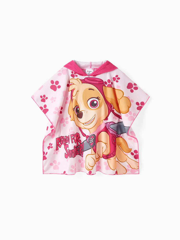 PAW Patrol Kleinkind Mädchen/Junge Streifenmuster Kapuzen-Badetuch
 rosa