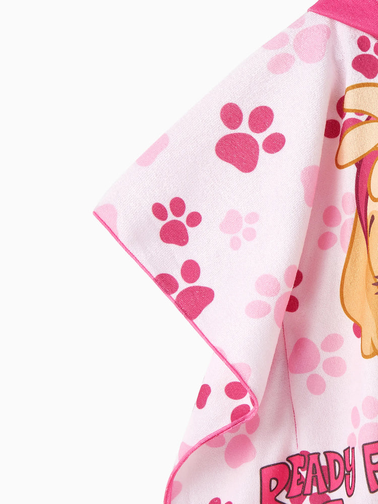 PAW Patrol Kleinkind Mädchen/Junge Streifenmuster Kapuzen-Badetuch
 rosa