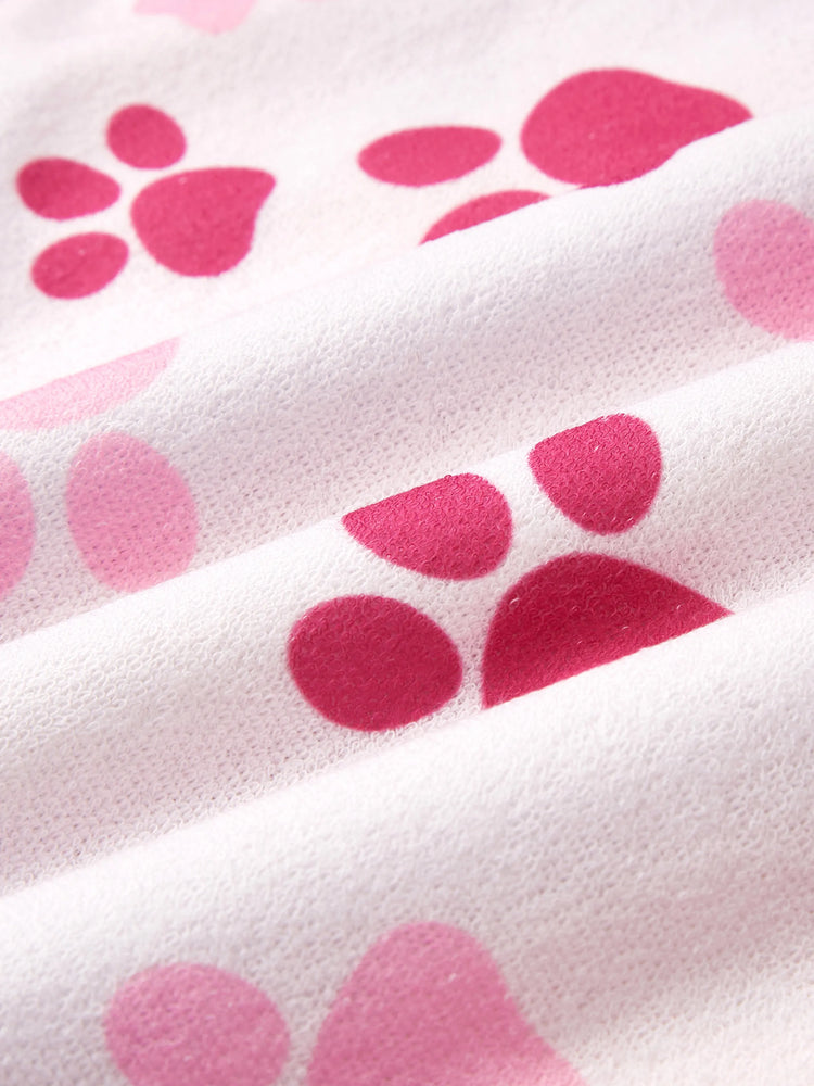 PAW Patrol Kleinkind Mädchen/Junge Streifenmuster Kapuzen-Badetuch
 rosa