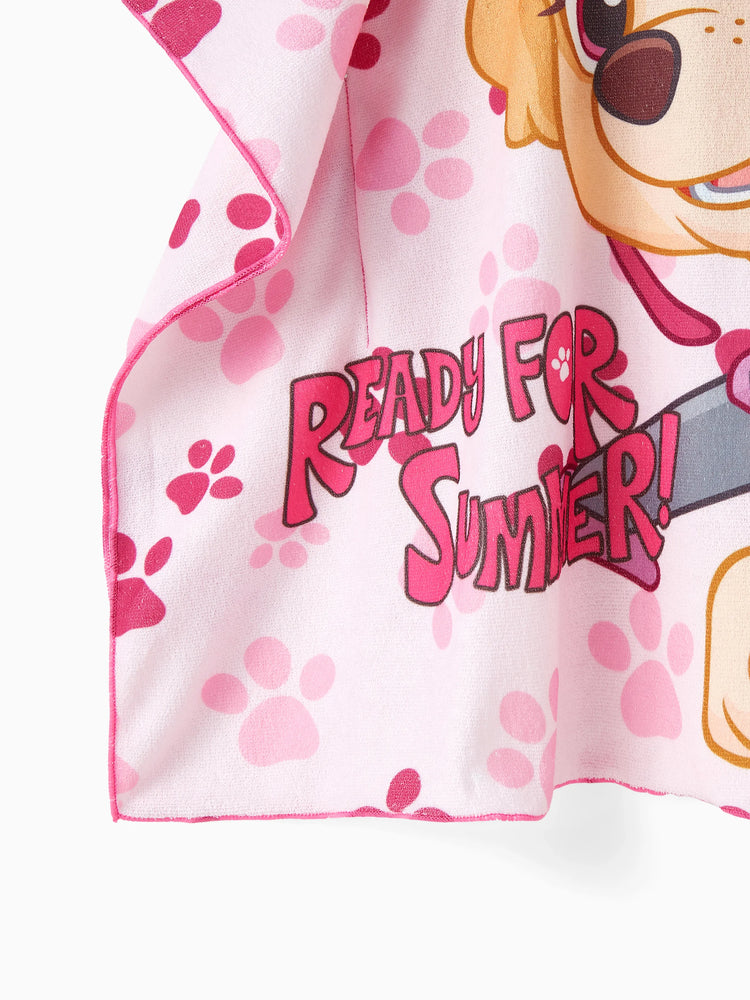 PAW Patrol Kleinkind Mädchen/Junge Streifenmuster Kapuzen-Badetuch
 rosa