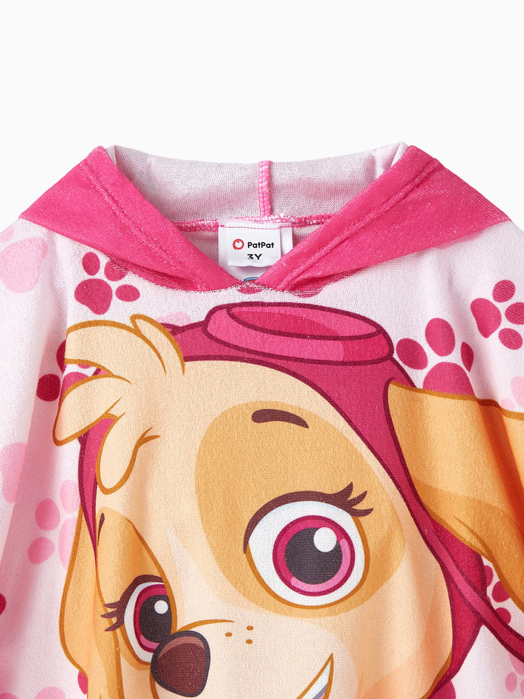 PAW Patrol Kleinkind Mädchen/Junge Streifenmuster Kapuzen-Badetuch
 rosa