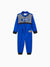 Hot Wheels Toddler Boy Colorblock Logo Print Long-sleeve Racing Jumpsuit Blue