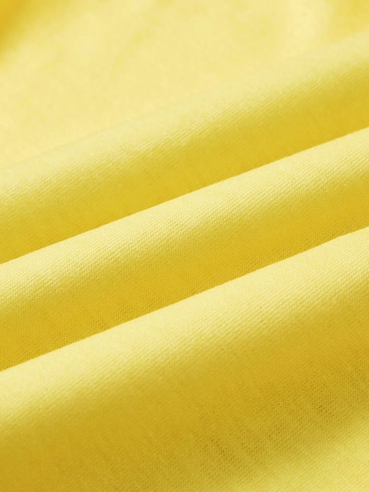 Looney Tunes Kurzarm-Naia™-Strampler mit Tierdruck für Jungen/Mädchen gelb