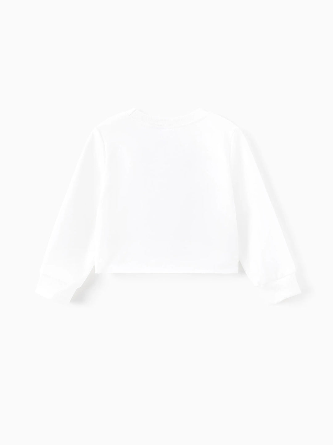 Barbie Toddler Girl 1pc Long-sleeve T-shirt or Tulle Skirt Set White