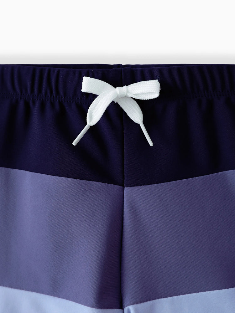 Daddy & Son Drawstring Swim Trunks  MultiColour