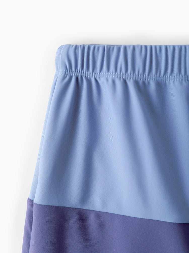 Daddy & Son Drawstring Swim Trunks  MultiColour