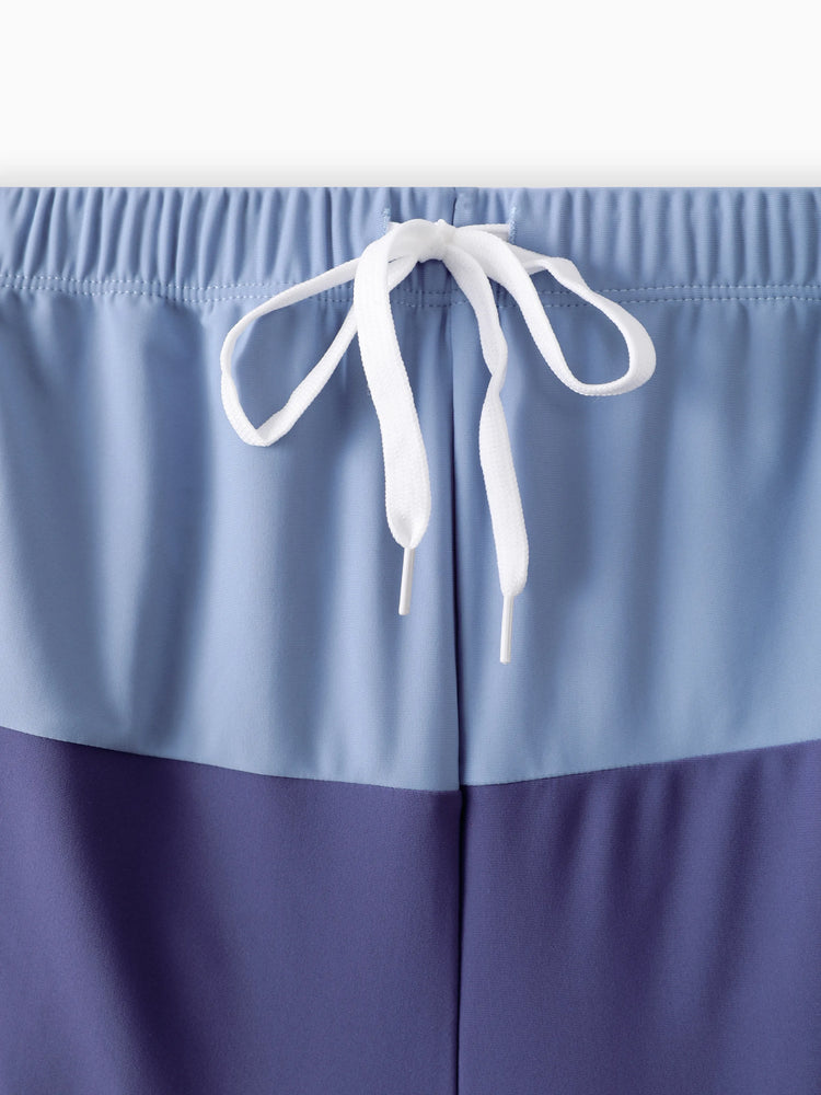 Maillot de bain une pièce assorti à cordon de serrage ou à nœud papillon froncé, en maille découpée, à volants et bretelles (séchage rapide) multicolore