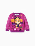 Sweat-shirt à manches longues pour petite fille Skye de la Pat' Patrouille d'Halloween, violet