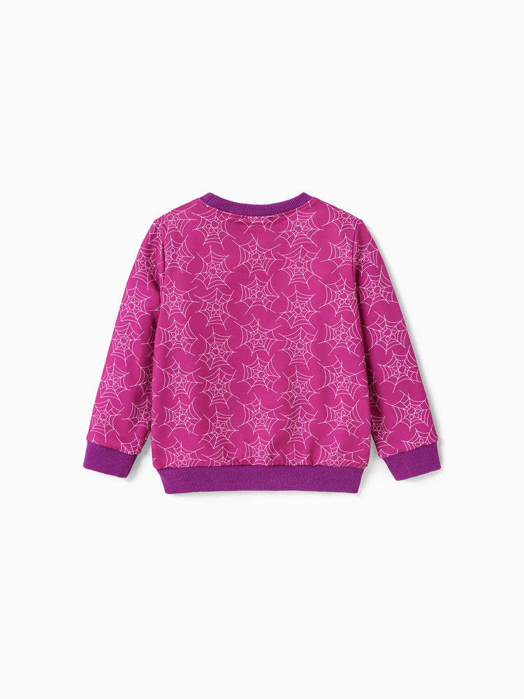 Sweat-shirt à manches longues pour petite fille Skye de la Pat' Patrouille d'Halloween, violet